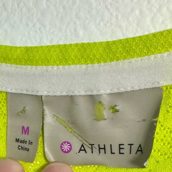 Athleta Lime Green Long Sleeve Top - Picture 5 of 5